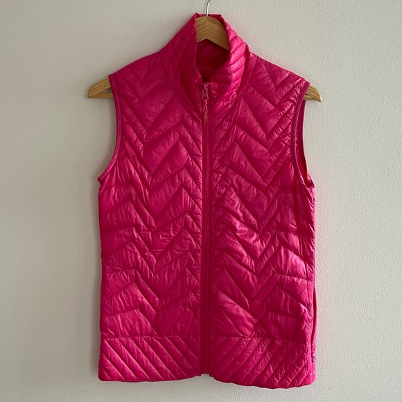 Electric Yoga Pink Puffer Vest - Picture 1 of 2
